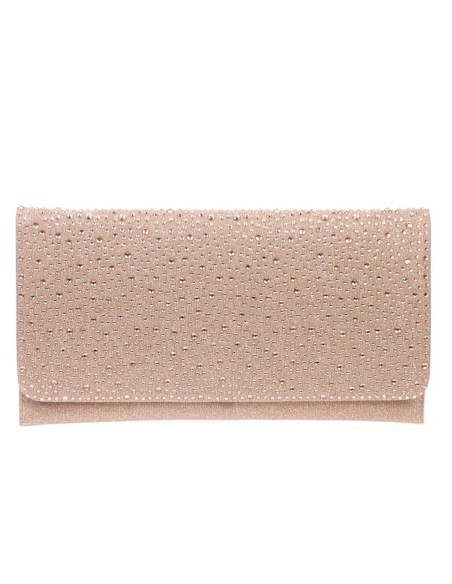 Evening clutch with rhinestones