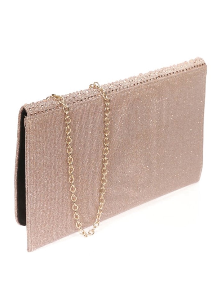 Evening clutch with rhinestones