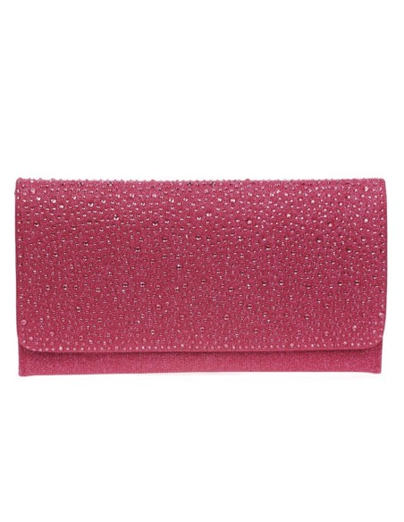 Evening clutch with rhinestones
