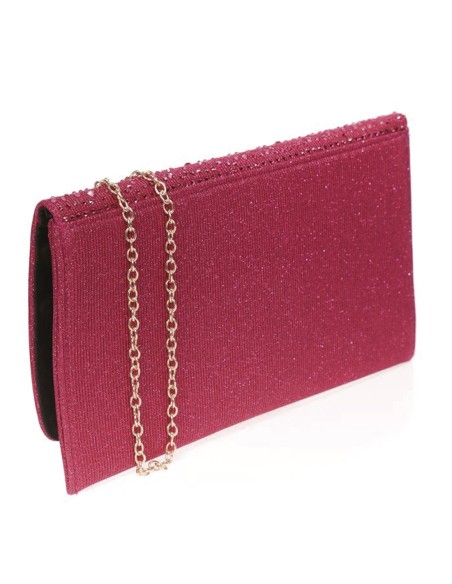 Evening clutch with rhinestones