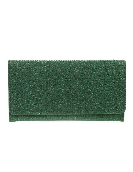 Evening clutch with rhinestones
