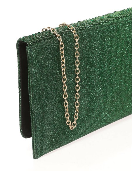 Evening clutch with rhinestones