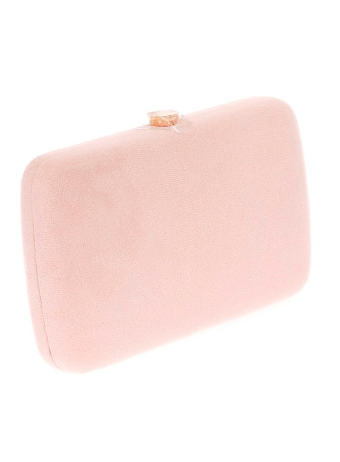 Sac de fête en daim avec broche en bijoux...