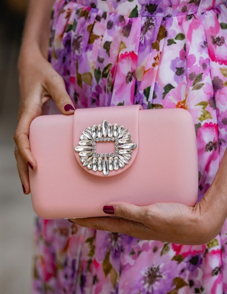 Bolso de fiesta con broche joya - Invitada Perfecta