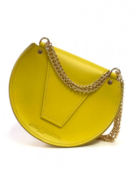 Beehive chain bag Loel  Yellow mini Angela Valentine Handbags - 4