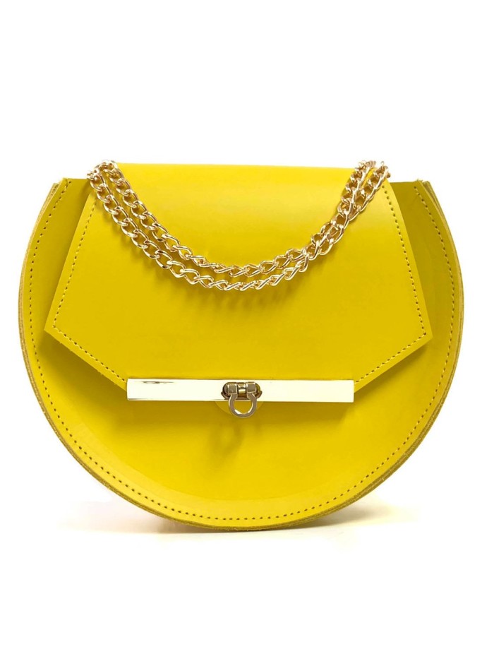 Beehive chain bag Loel  Yellow mini Angela Valentine Handbags - 1
