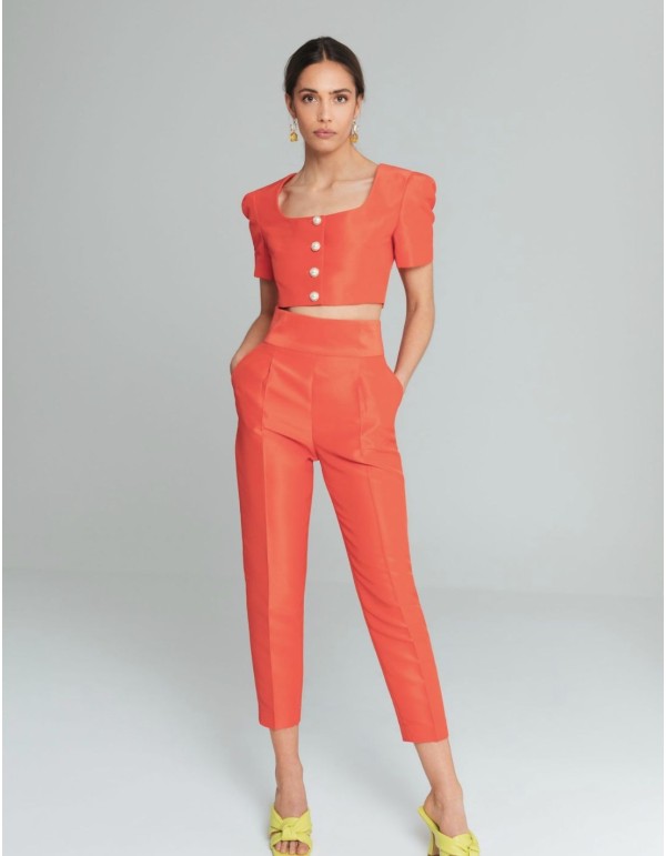 Pantalon long avec pinces et poches