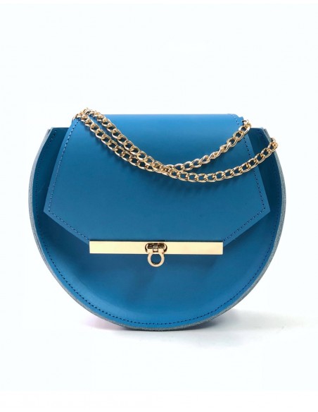 Bolso de cadena de abeja Loel mini azul celeste Angela Valentine Handbags - 6