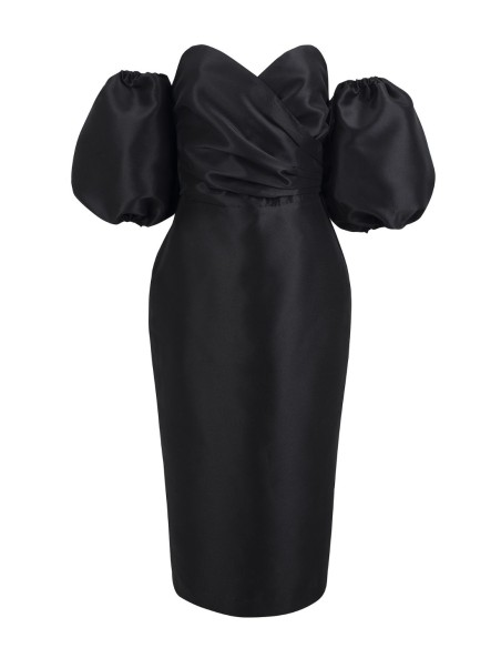 Robe de soirée à encolure cache-coeur - Teresa Andrés Gonzalvo