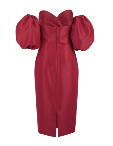 Robe de soirée à encolure cache-coeur - Teresa Andrés Gonzalvo