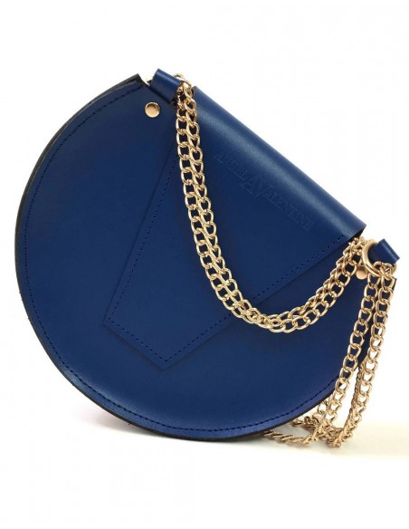 Beehive chain bag Loel mini dark blue Angela Valentine Handbags - 3