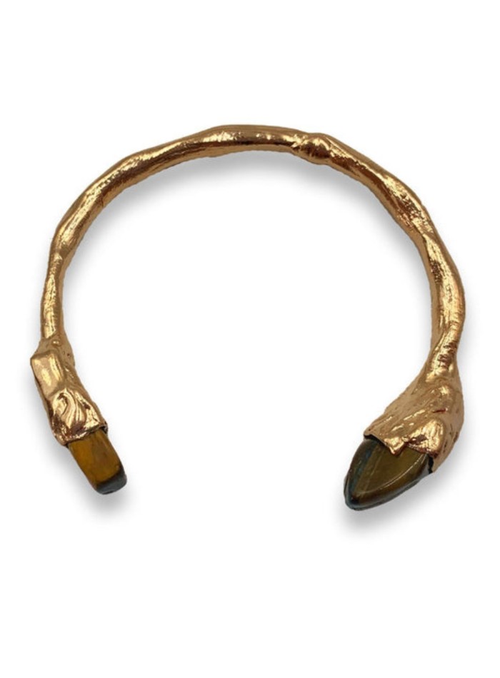 Golden amethyst natural stone bracelet