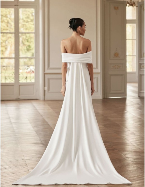 Mermaid cut wedding dress with corset 2