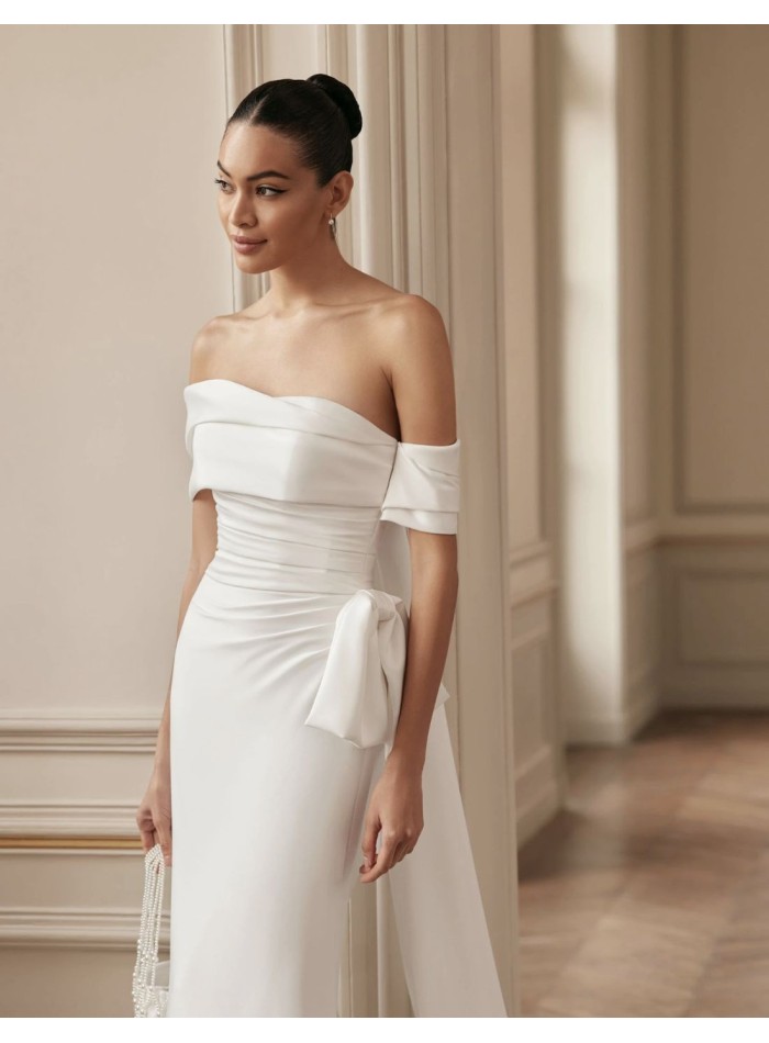 Robe de mariée coupe sirène avec corset