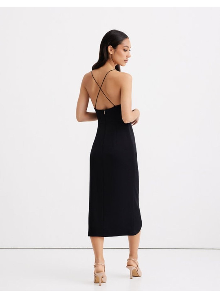 Lingerie party dress with straps