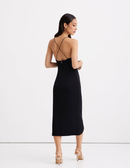 Lingerie party dress with straps