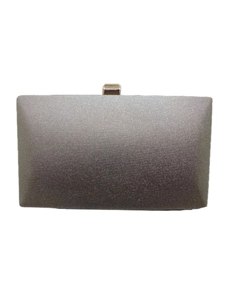 Iridescent glitter evening clutch bag