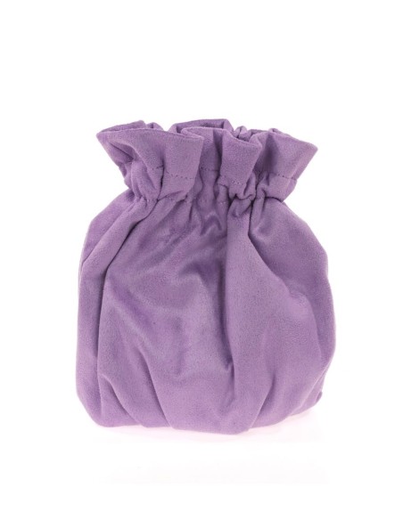 Bolso bombonera efecto ante con cadena