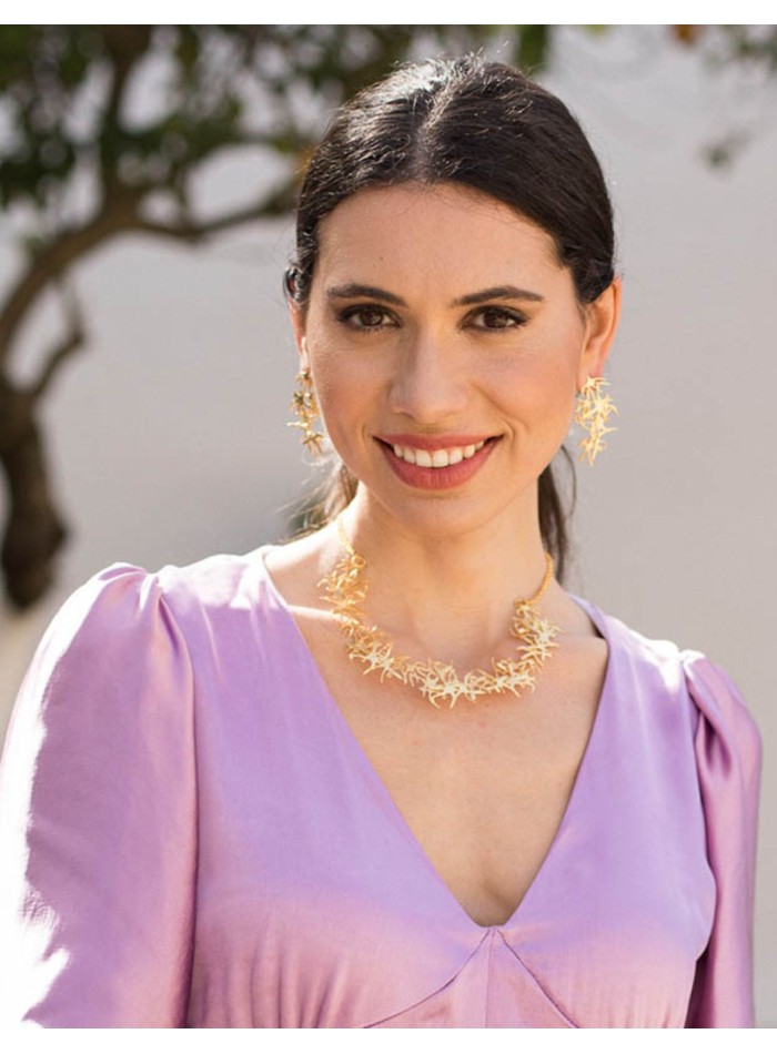 Collier en or avec ornement étoile de mer