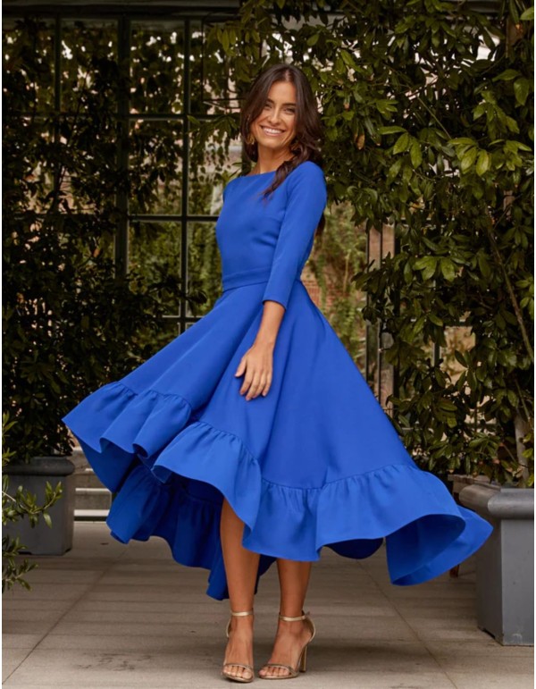 Midi party dress with open back - Invitada Perfecta 2