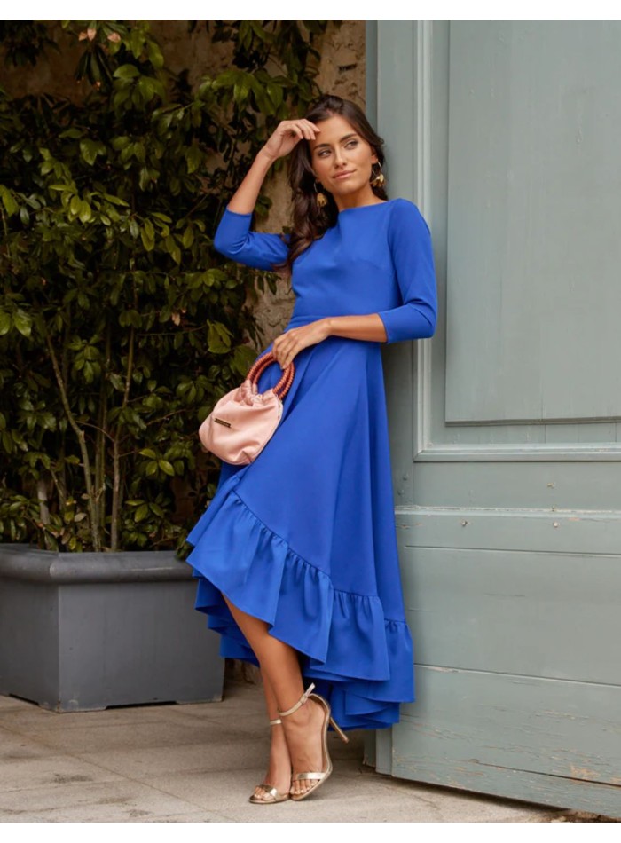 Robe de soirée midi avec dos ouvert - Invitada...