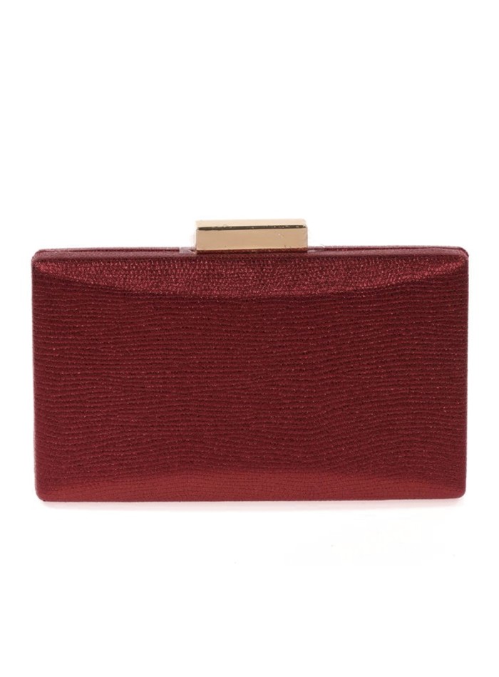 Bolso de fiesta de tejido metalizado