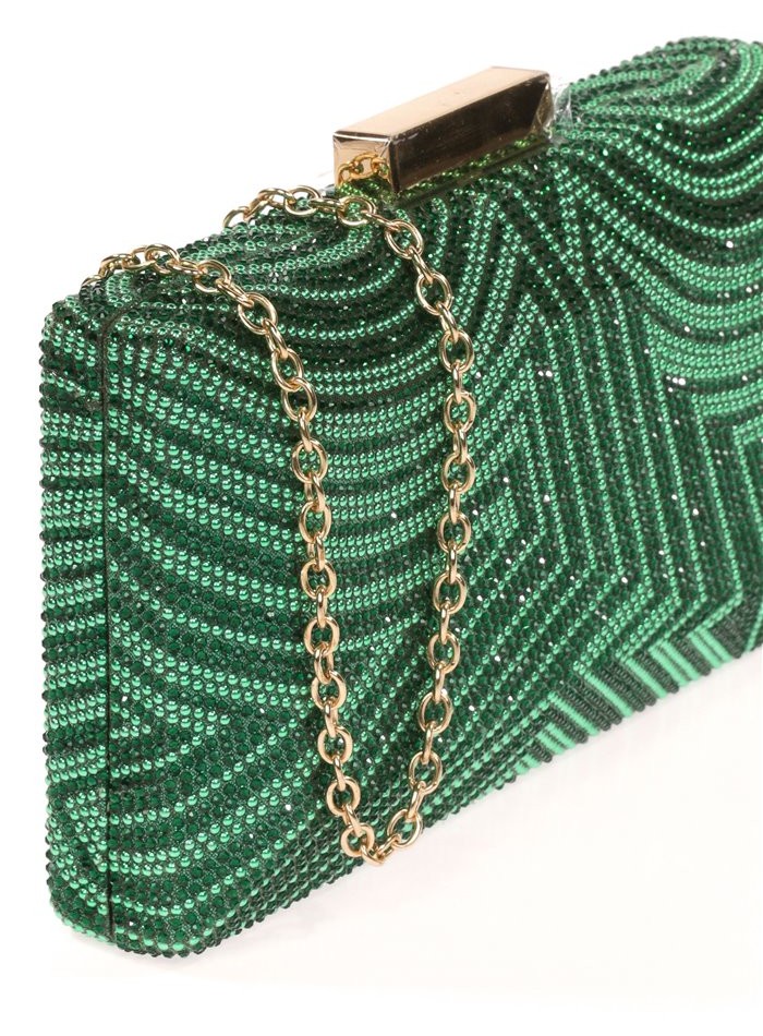 Rhinestone clutch bag - INVITADA PERFECTA