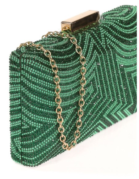 Rhinestone clutch bag - INVITADA PERFECTA