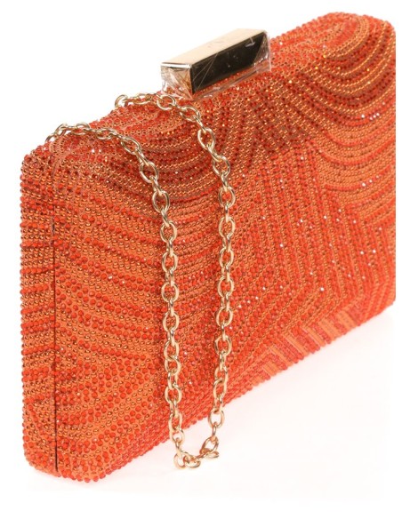 Rhinestone clutch bag - INVITADA PERFECTA