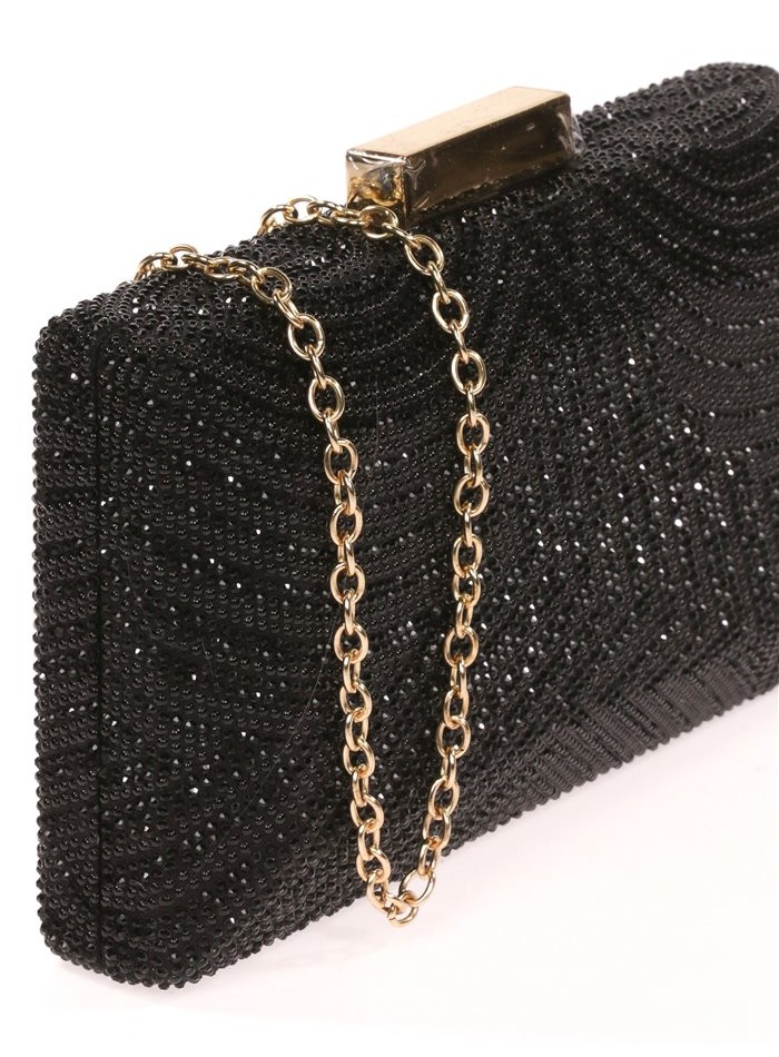 Rhinestone clutch bag - INVITADA PERFECTA