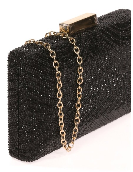 bolso de fiesta negro de pedreria un perfecto fondo de armario. bolso de fiesta negro de pedreria un perfecto fondo de armario.
