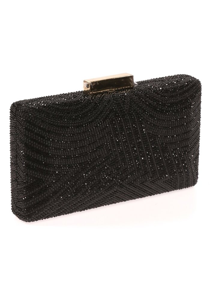 Rhinestone clutch bag - INVITADA PERFECTA
