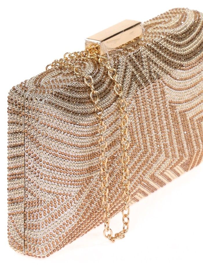 Rhinestone clutch bag - INVITADA PERFECTA