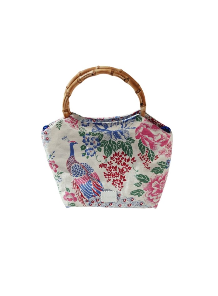 Sac imprimé paon oriental