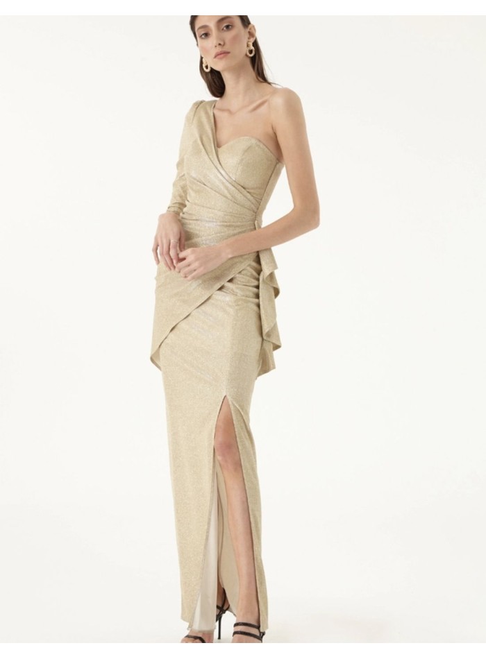 Vestido largo de fiesta para bodas de tarde y fiestas.