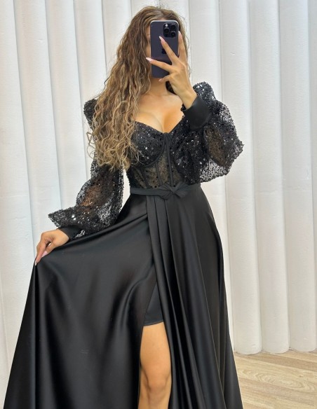 Robe avec corset intégré sale