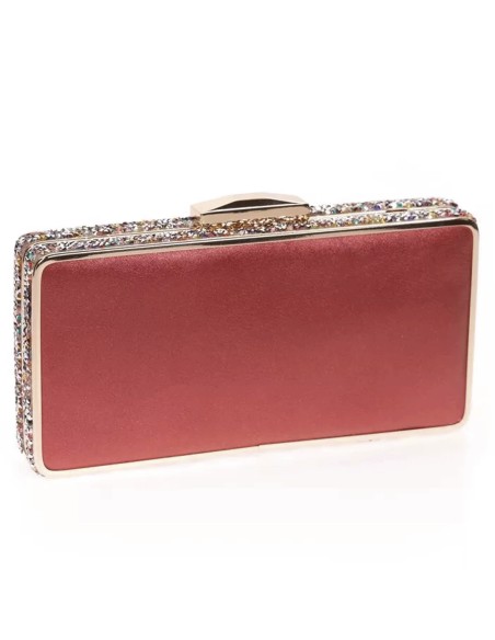 Sac de fête avec strass sur le côté - rectangulaire