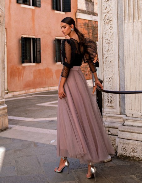 Ensemble midi de ballerine avec jupe en tulle