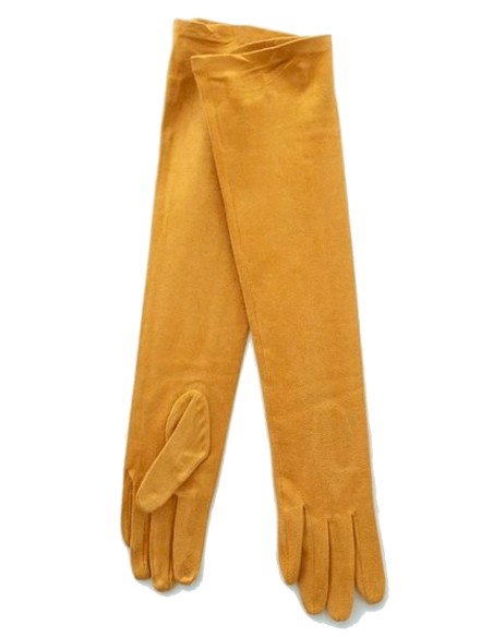 Guantes de antelina largos para invitada