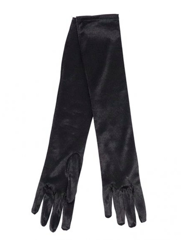 Long suede gloves for guests