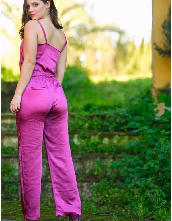 Pantalon de fête à coupe droite en satin 2