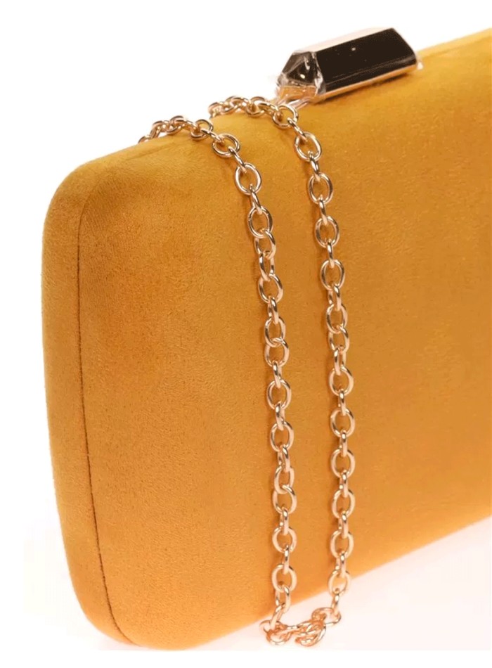 Bolso de fiesta de antelina básico invitada