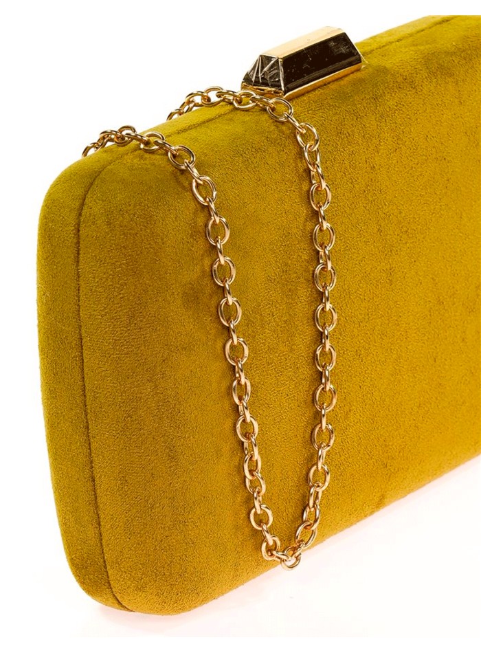 Bolso de fiesta de antelina básico invitada