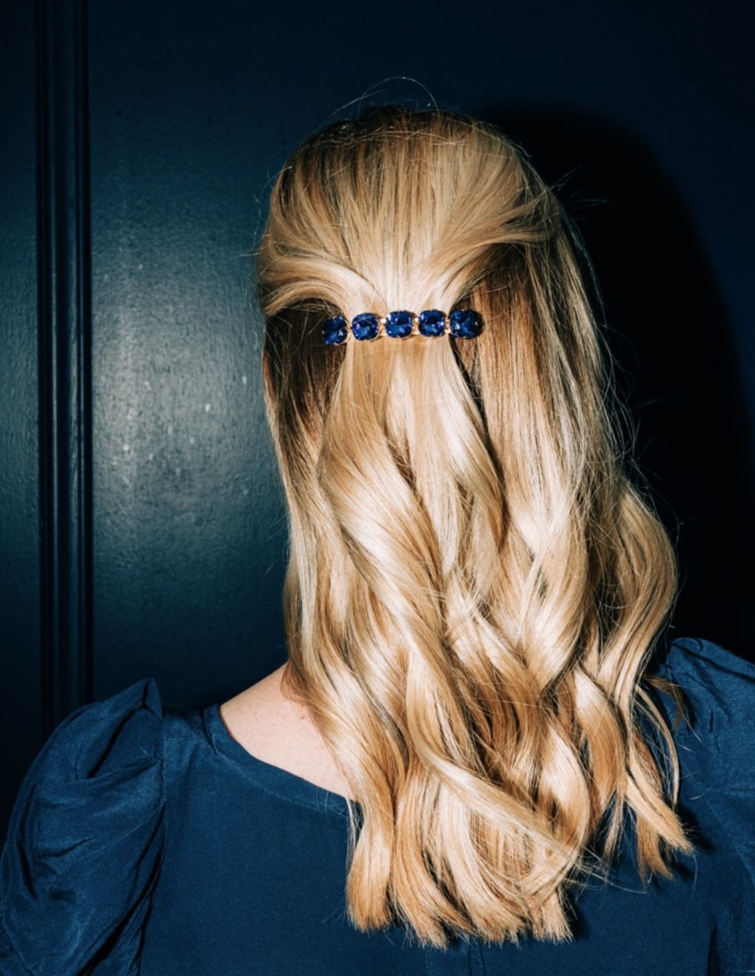 Sapphire sale hair pin