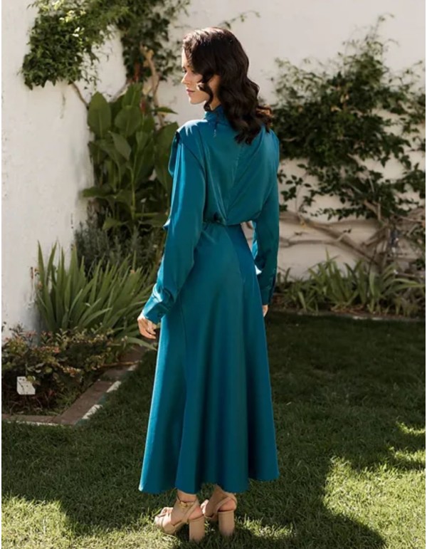 Robe midi à manches longues pour les fêtes 2