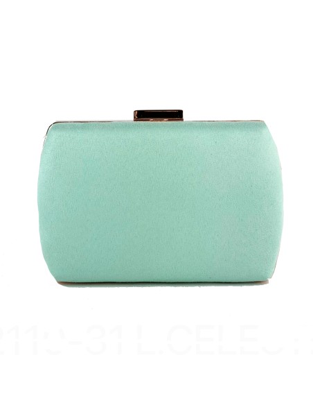 Bolso de Fiesta de antelina con bordes dorados