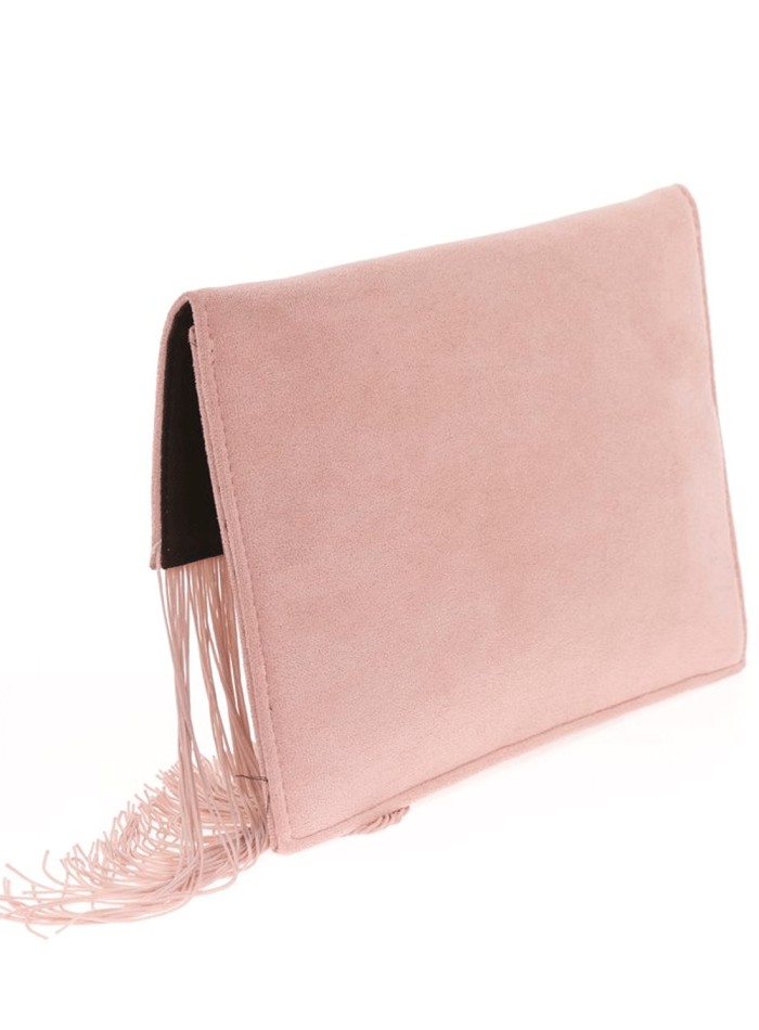 Sac à main en daim avec franges