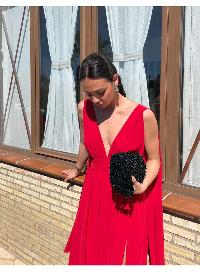 Sac de fête en strass avec cristaux et perles