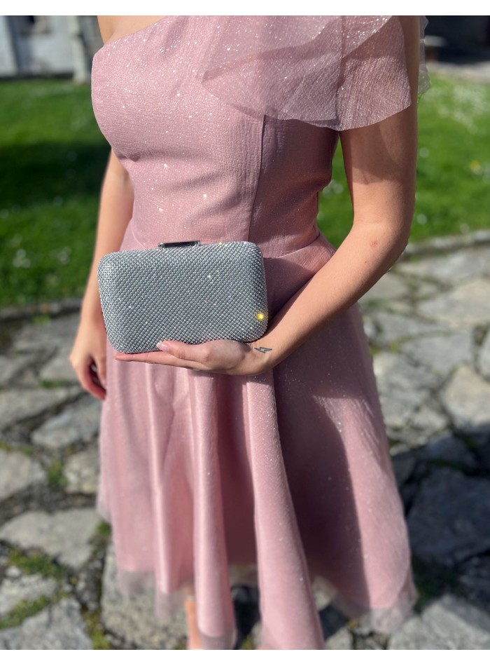 Bolso de fiesta con cristales para invitada