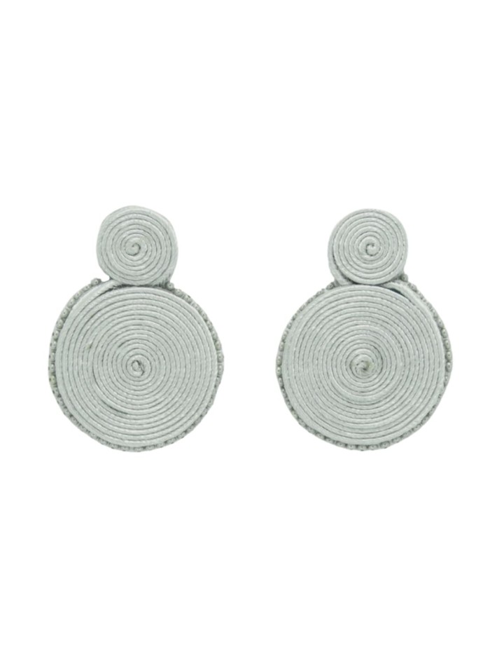 Boucle d'oreilles miniature avec cordon en forme de spirale